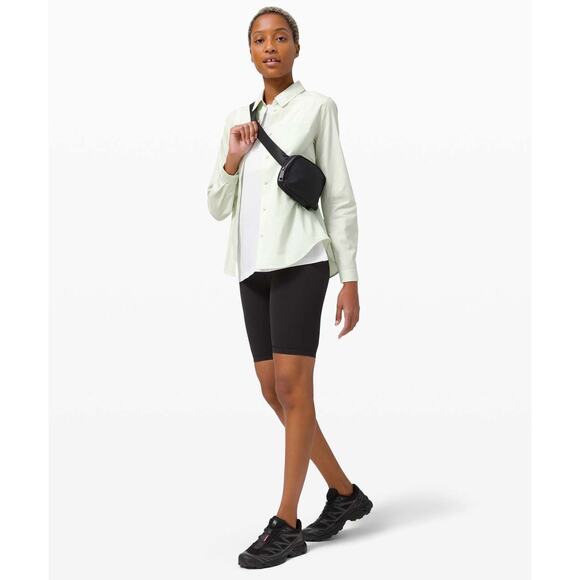 Lululemon Full Day Ahead Button-Up Long Sleeve Shirt in Springtime Sz 6 - Picture 12 of 12